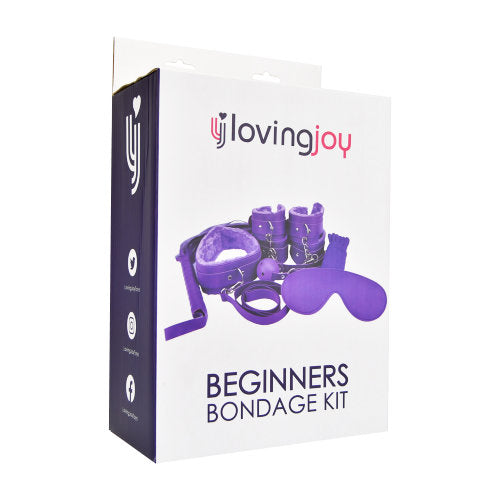 Loving Joy Beginner's Bondage Kit Paars (8 Stuks)
