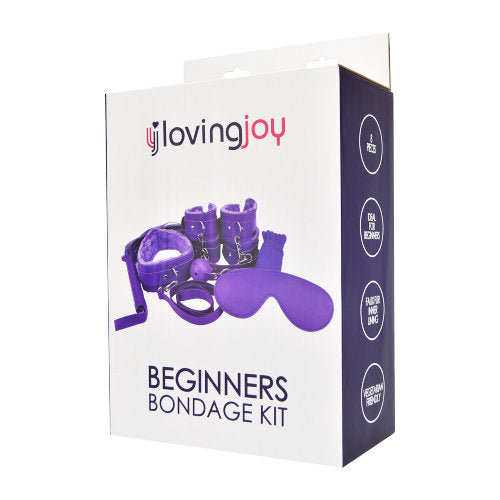 Loving Joy Beginner's Bondage Kit Paars (8 Stuks)