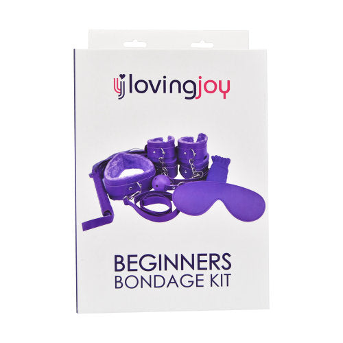 Loving Joy Beginner's Bondage Kit Paars (8 Stuks)
