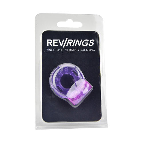 Rev-Rings Enkele snelheid vibrerende cockring