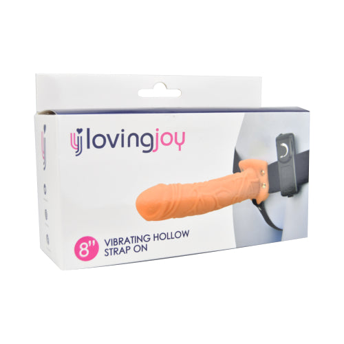 Loving Joy 20cm vibrerende holle strapon