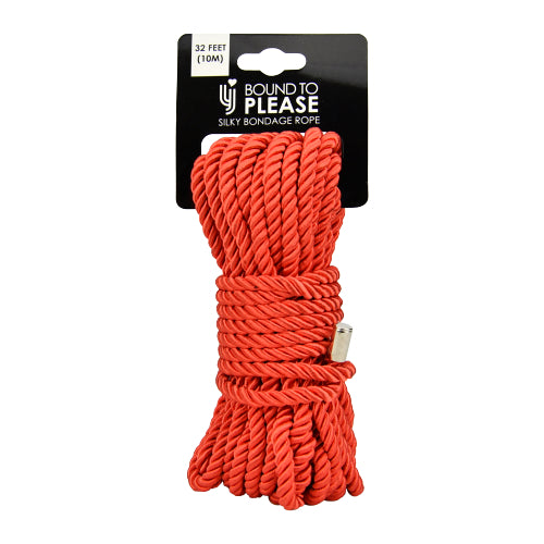 Bound to Please Silky Bondage Rope 10m Rood