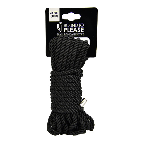 Gebonden aan Please Silky Bondage Rope 10m Zwart
