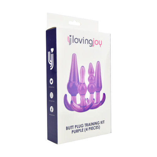 Loving Joy Butt Plug Training Set Purple