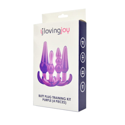 Loving Joy Butt Plug Training Set Purple
