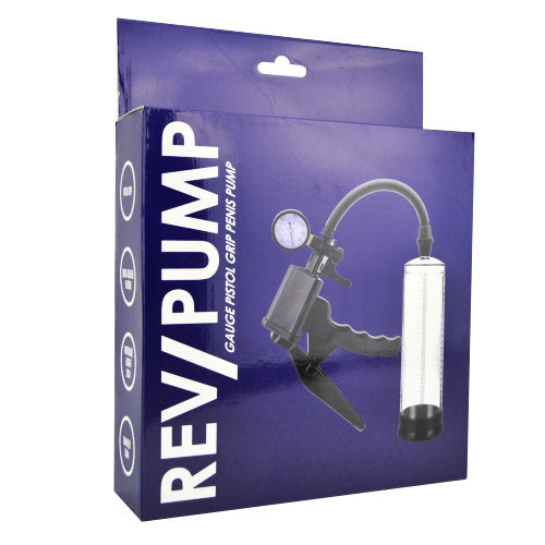 Rev-Pump Gauge Pistool Grip Penispomp