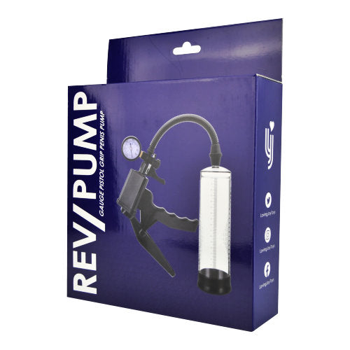 Rev-Pump Gauge Pistool Grip Penispomp