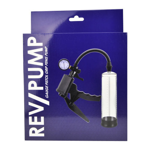 Rev-Pump Gauge Pistool Grip Penispomp
