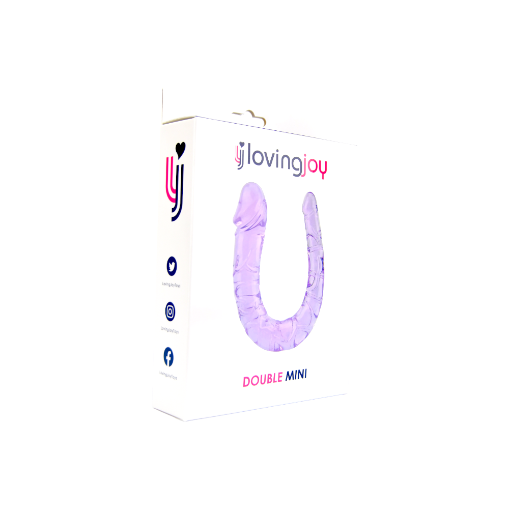Loving Joy Dubbele Mini Dildo Paars
