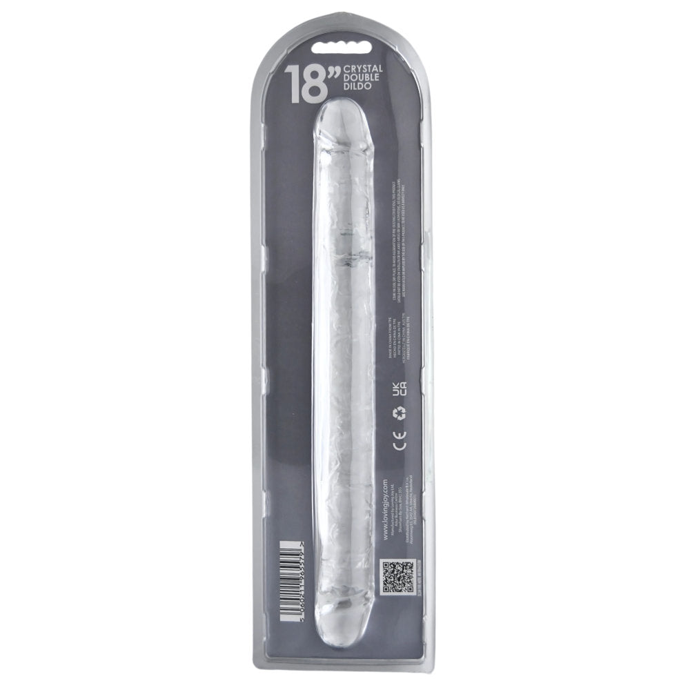 Loving Joy 45cm Double Sided Dildo Transparent