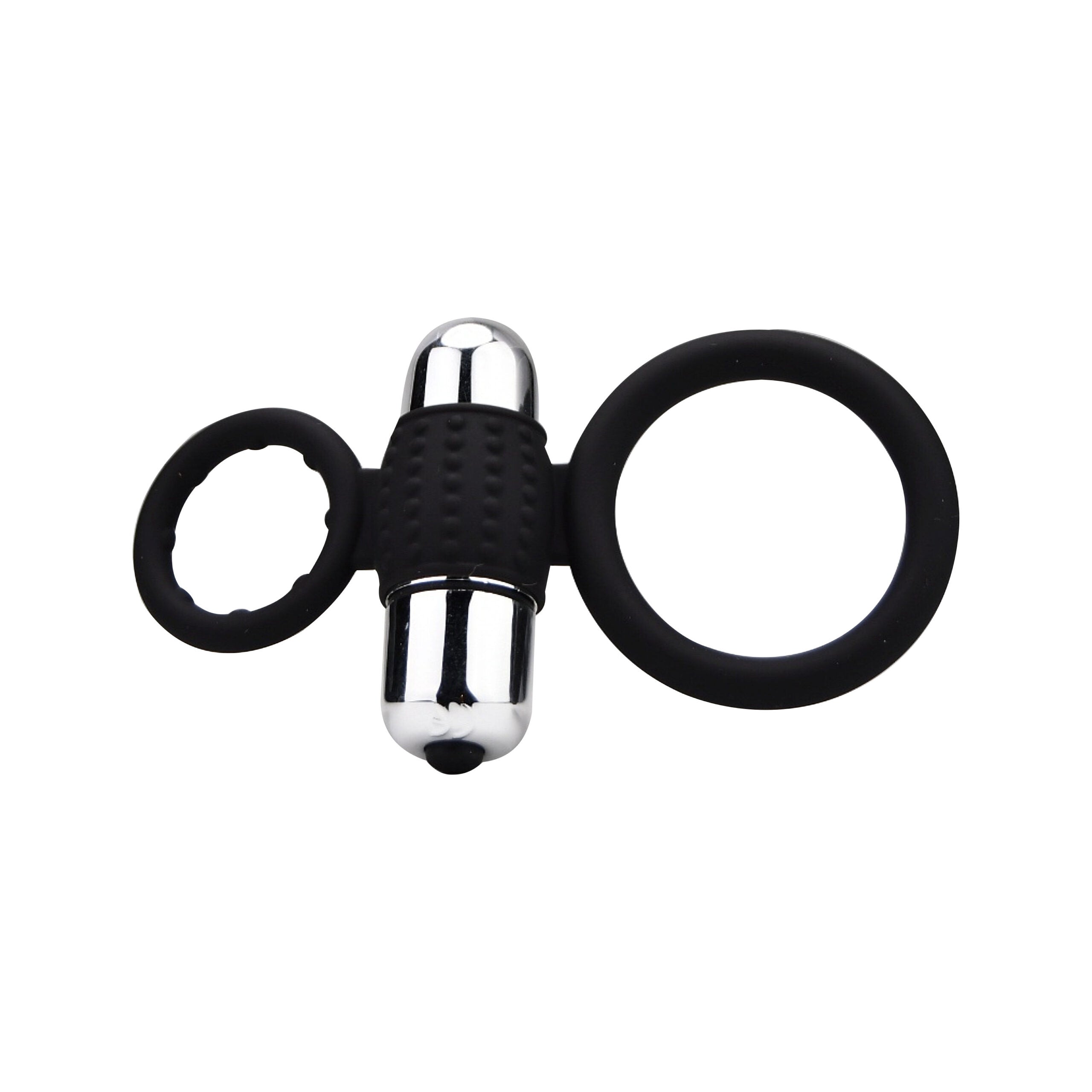 Loving Joy Siliconen Vibrerende Pik en Bal Ring