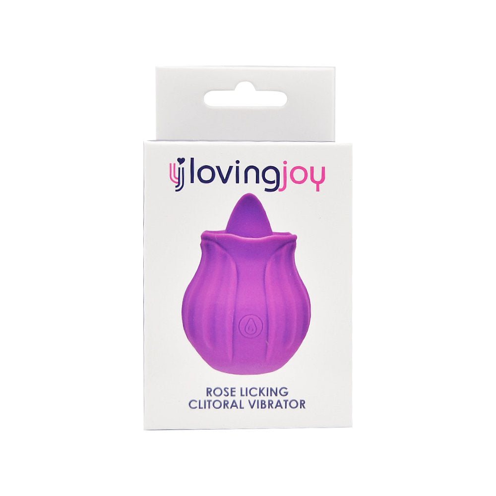 Loving Joy Rose Likken Clitoris Vibrator Paars
