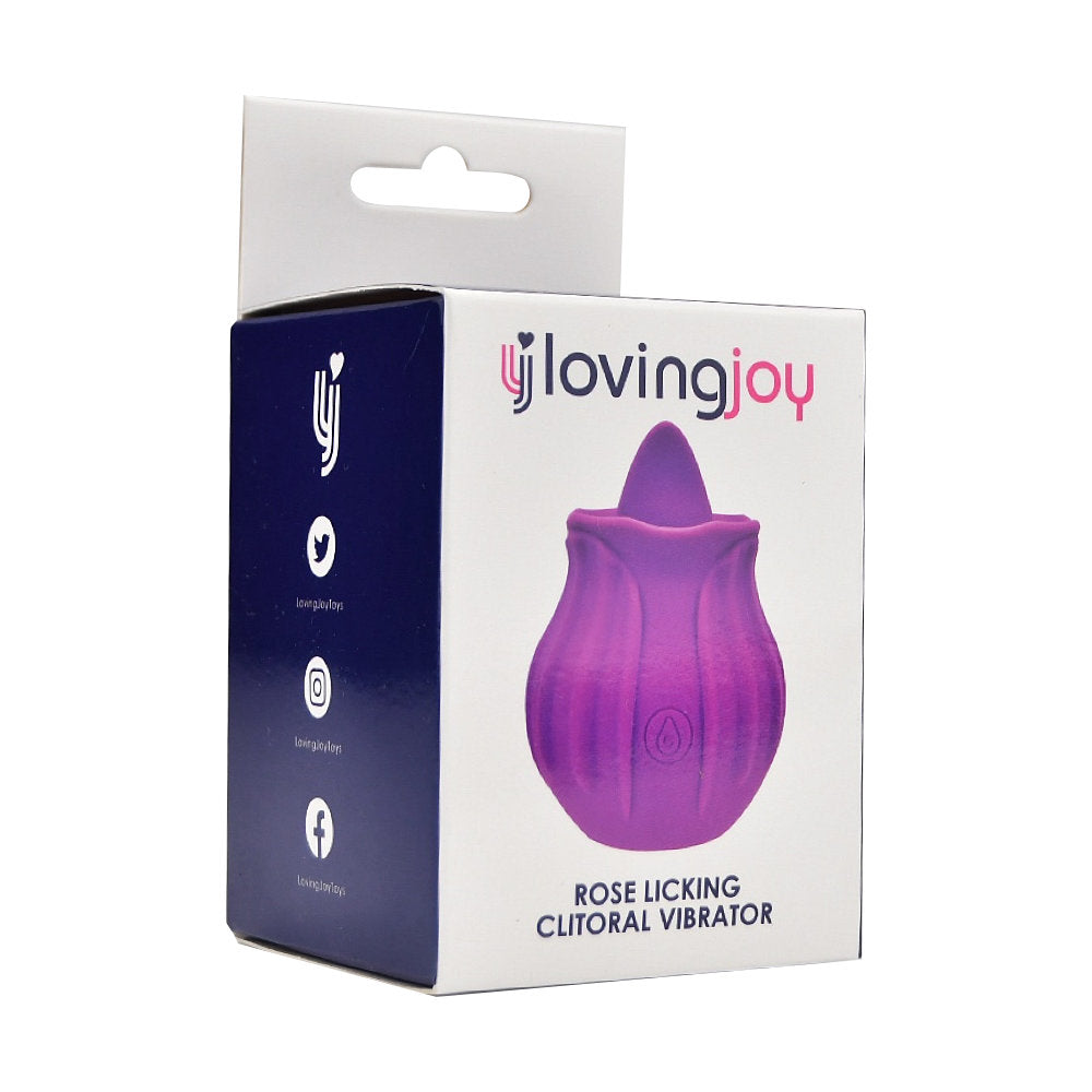 Loving Joy Rose Likken Clitoris Vibrator Paars