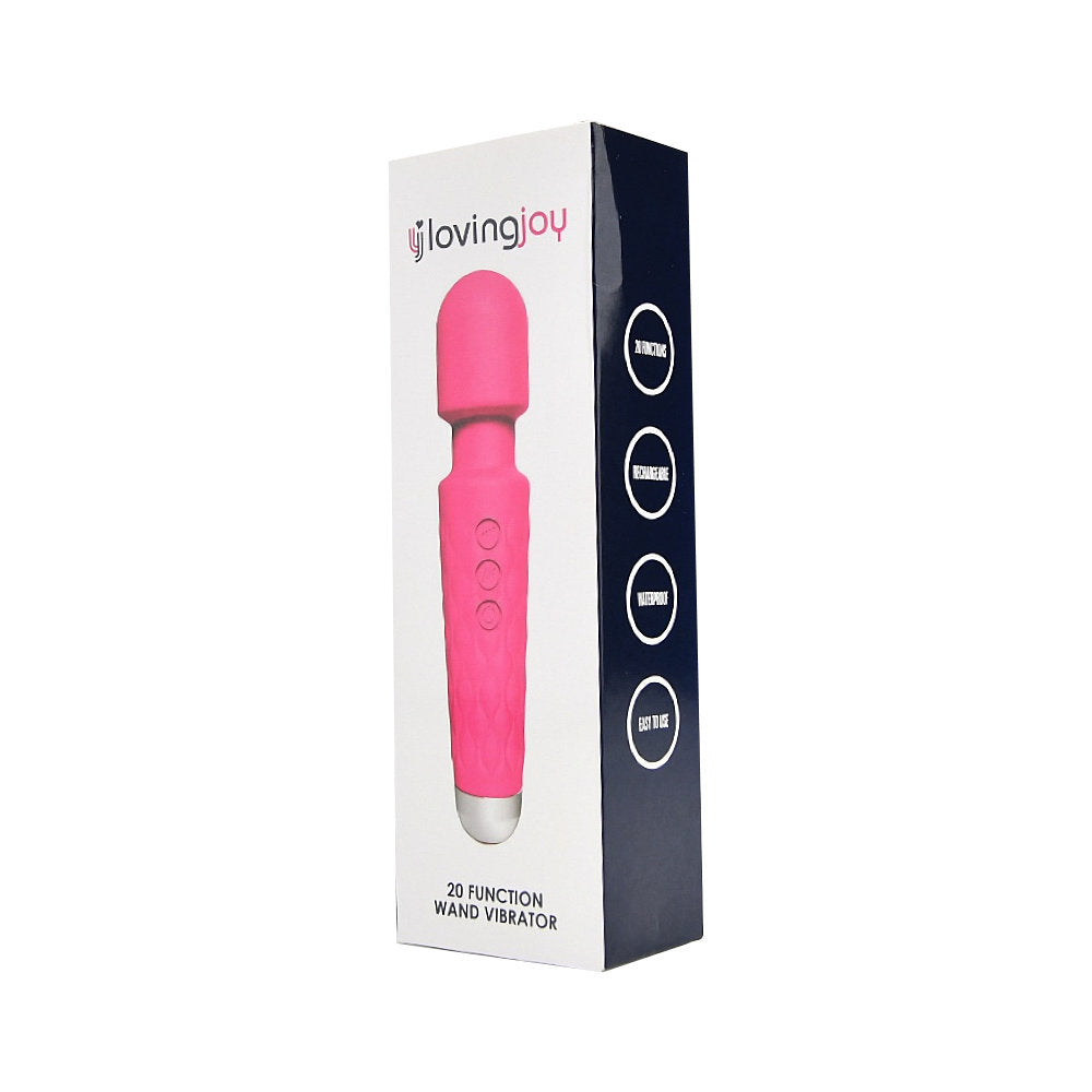 Loving Joy 20cm  Function Wand Vibrator roze