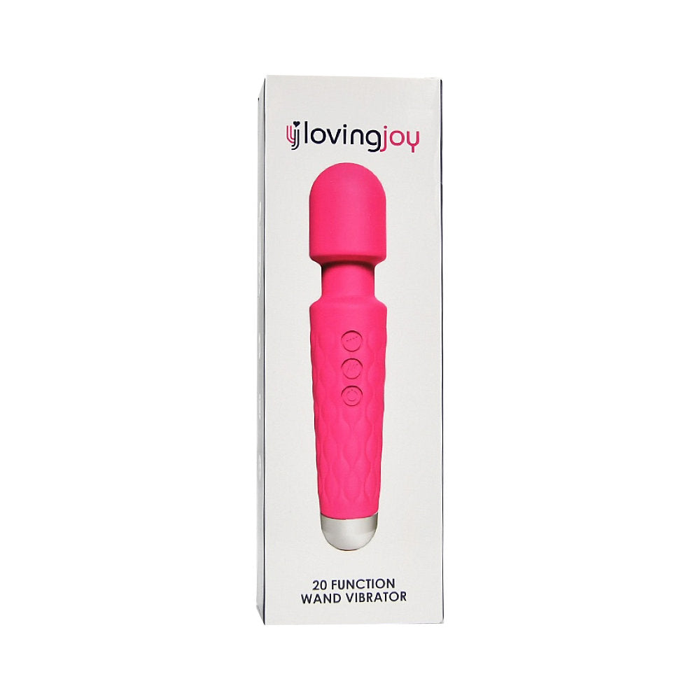 Loving Joy 20cm  Function Wand Vibrator roze