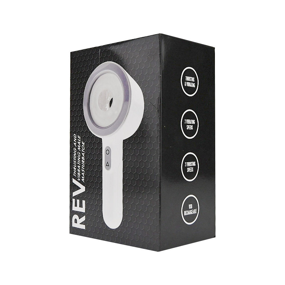 REV Duwende en Vibrerende Mannelijke Masturbator