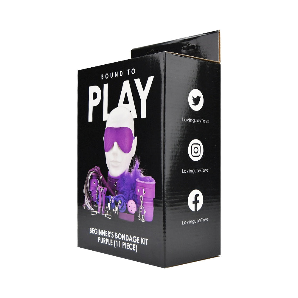 Bound to Play Bondage Kit Paars (11 Stuk)
