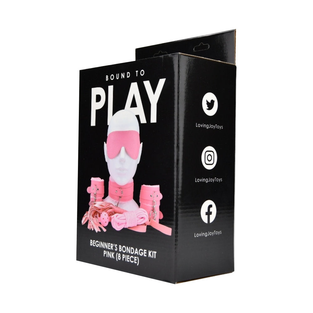 Bound to Play Beginner's Bondage Kit Roze (8 Stuks)