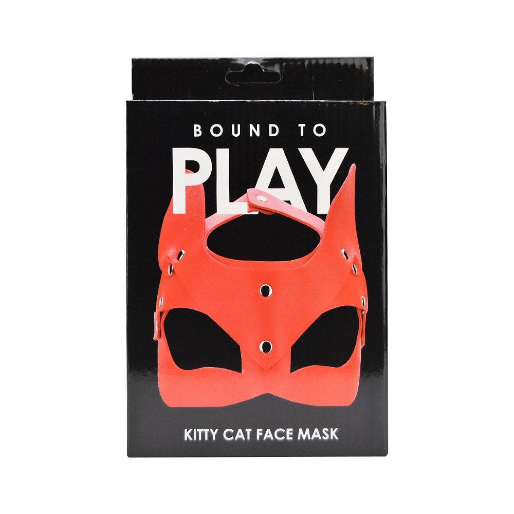 Bound to Play Kitty Cat Gezichtsmasker Rood