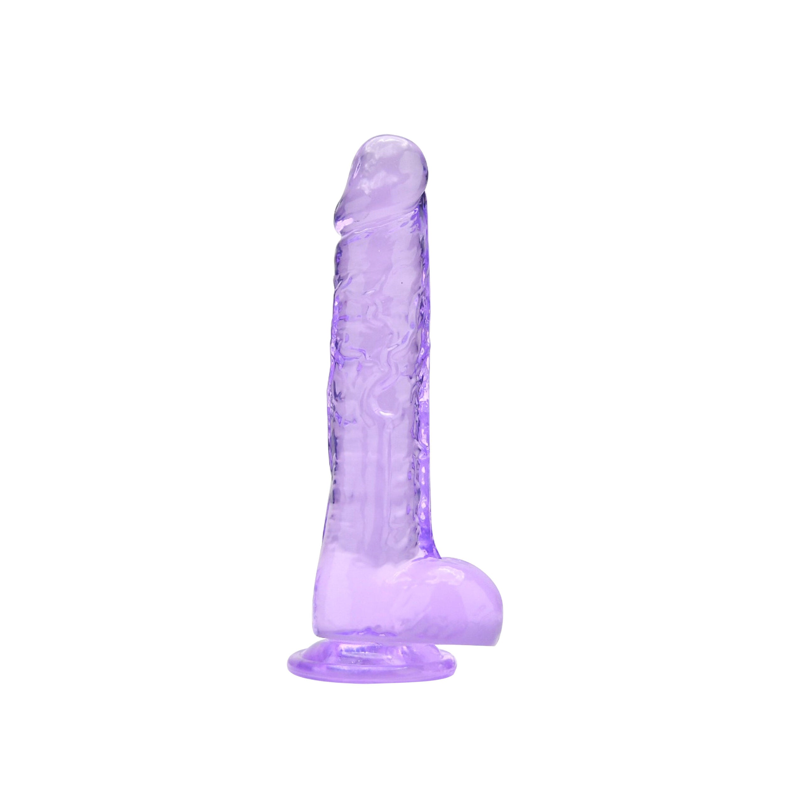 Loving Joy 21,5cm Dildo met Ballen Paars
