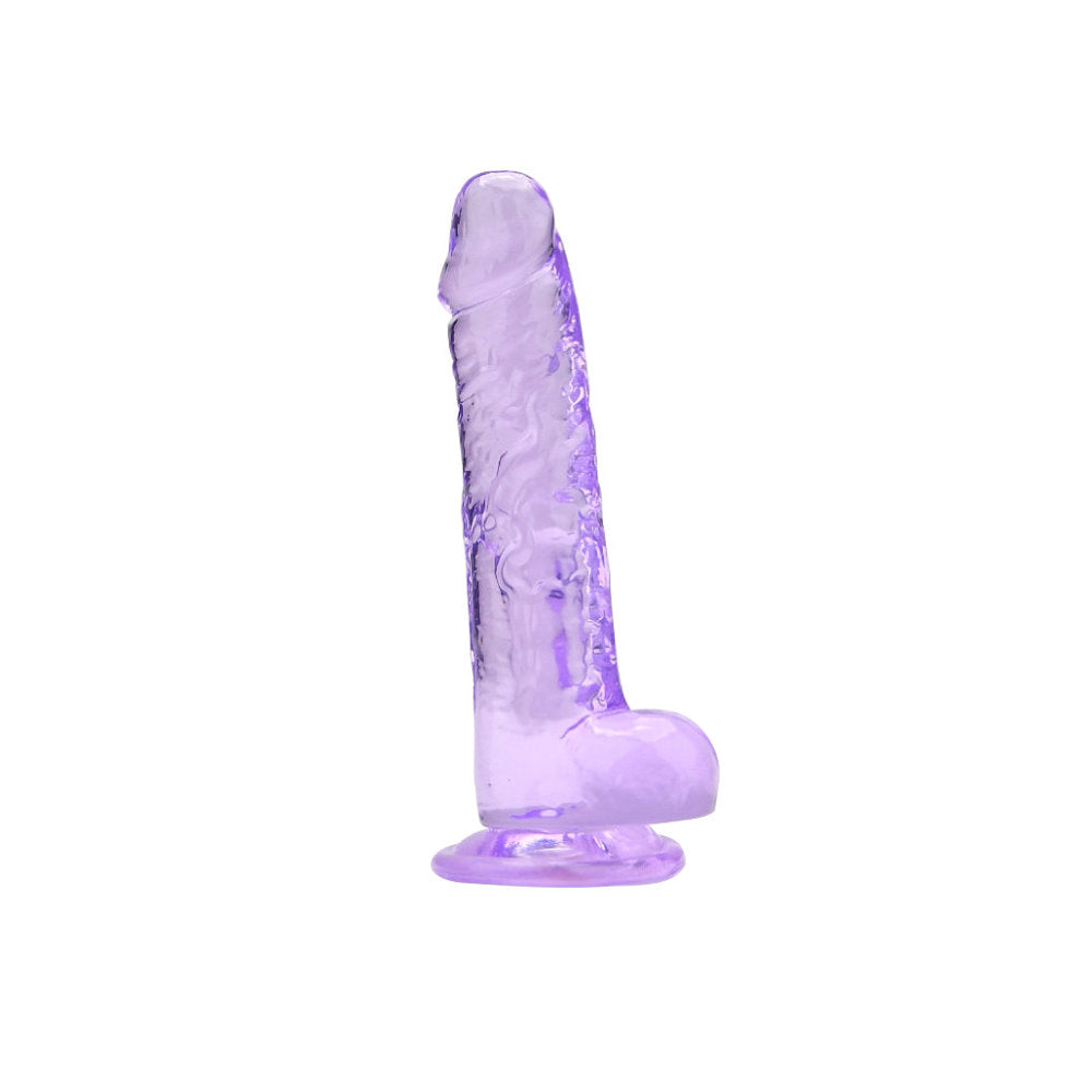 Loving Joy 19cm Dildo met Ballen Paars
