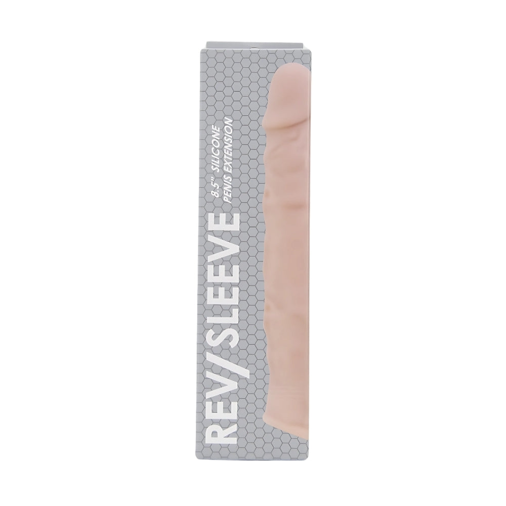 Rev-Sleeves 21,5cm  realistische siliconen penisverlengingsmouw