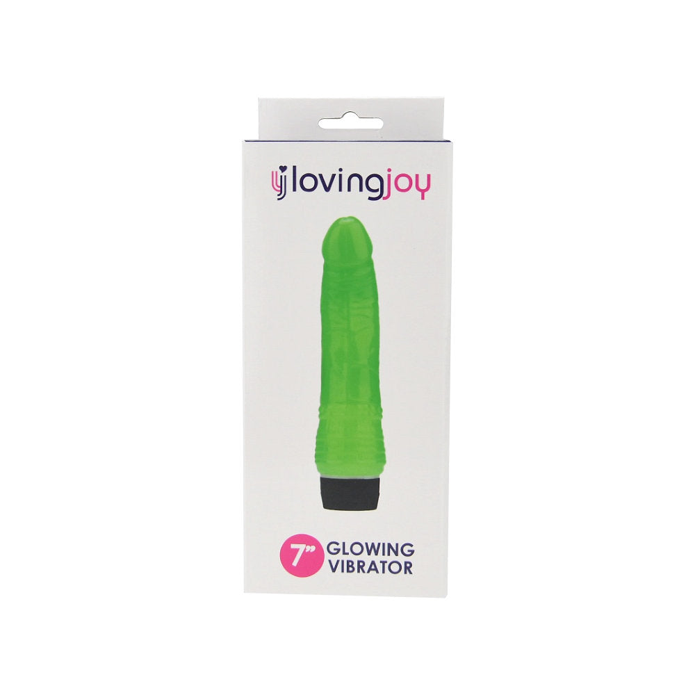 Loving Joy  17.5 cm  Realistische Vibrator Glow in the Dark