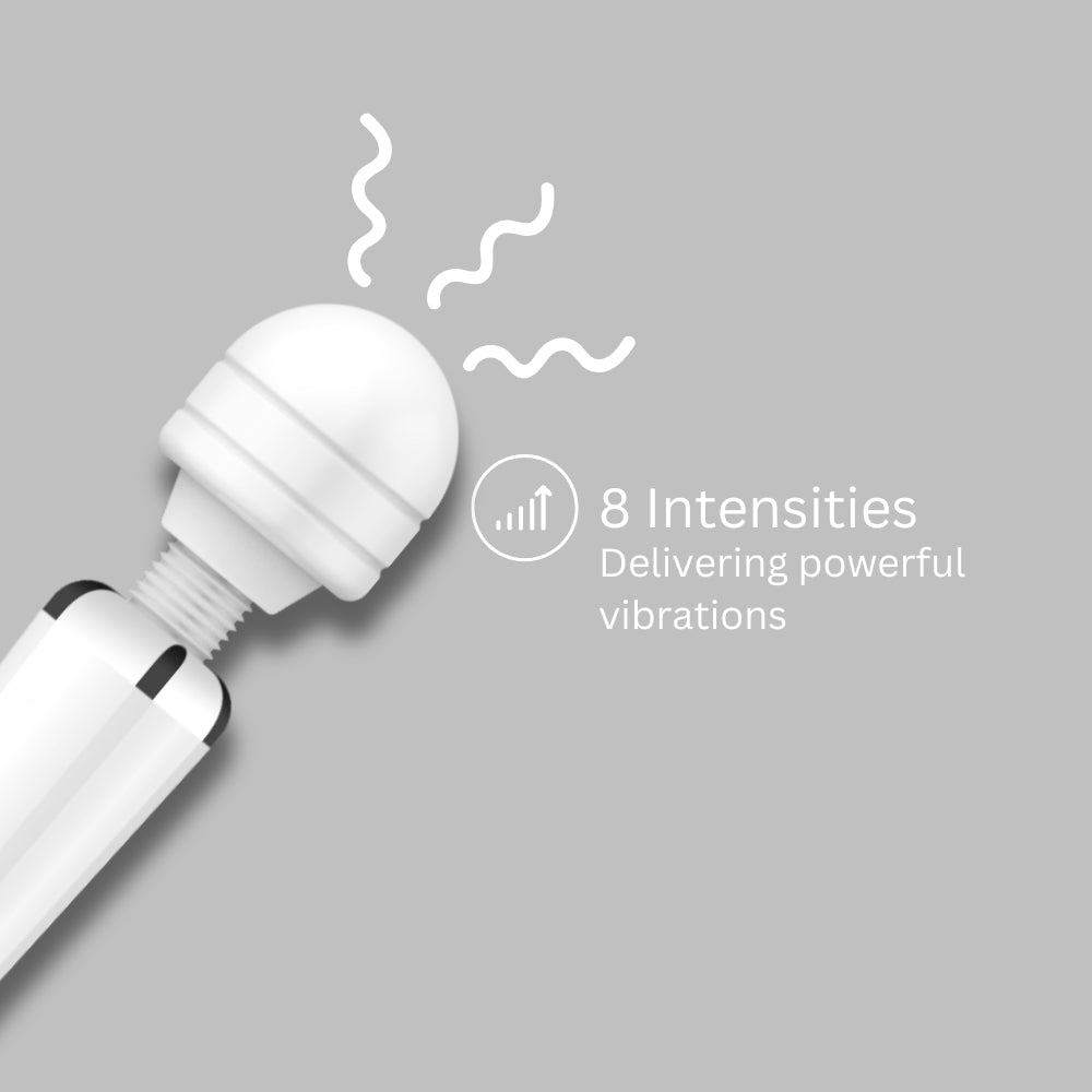 Loving Joy Oplaadbare Toverstaf Vibrator Wit