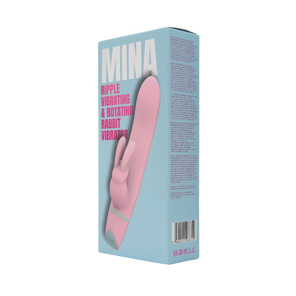 Mina Ripple vibrerende en roterende konijnenvibrator