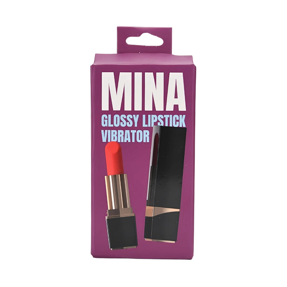 Mina Glanzende Lippenstift Vibrator