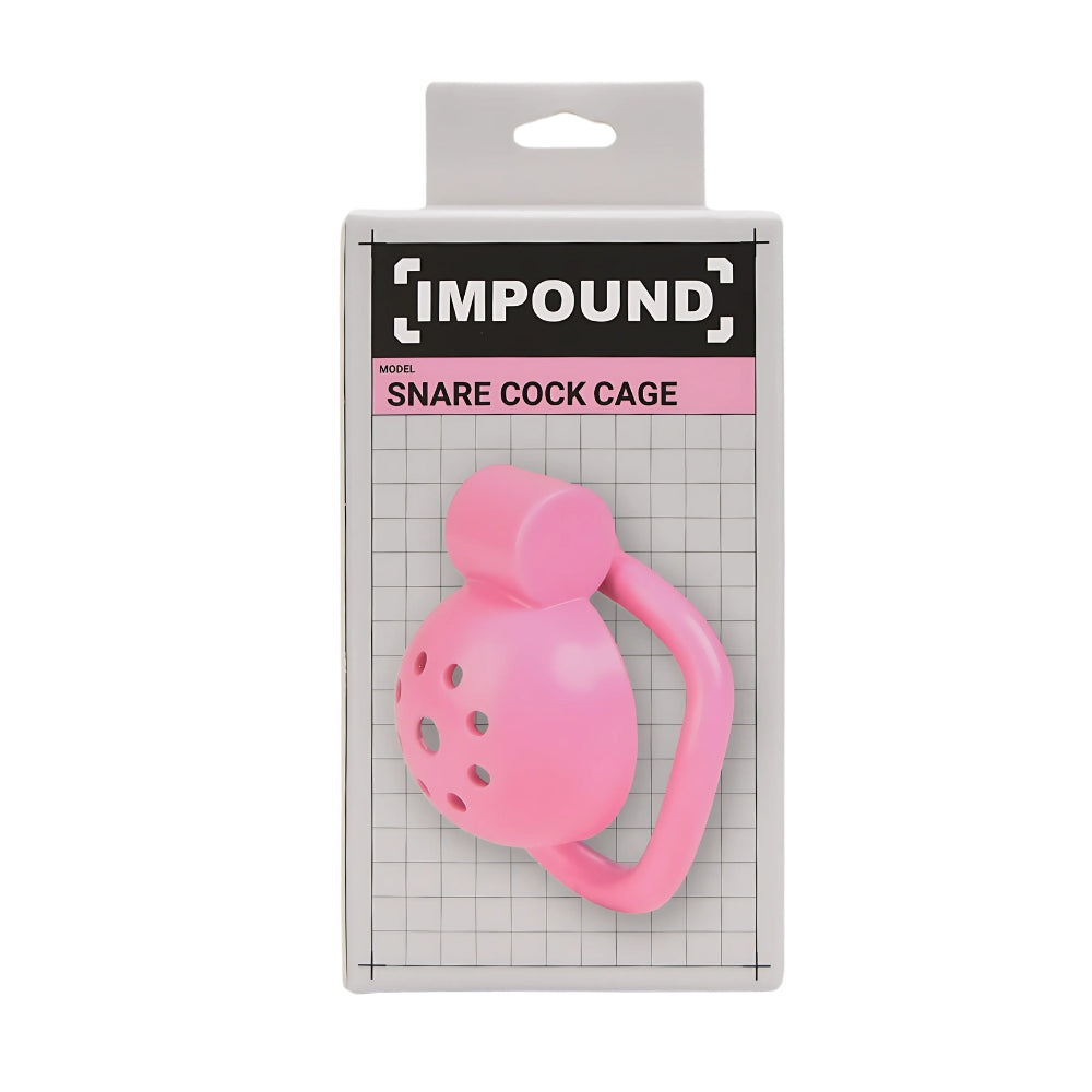 In beslag genomen snare cock kooi