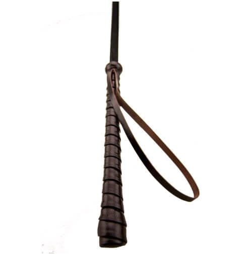 BOUND Nubuck lederen hartvormige crop