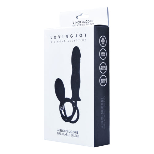 Loving Joy 15 cm Siliconen Opblaasbare Dildo