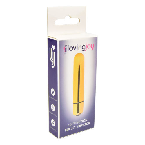 Loving Joy 10 Functie Gouden Kogel Vibrator