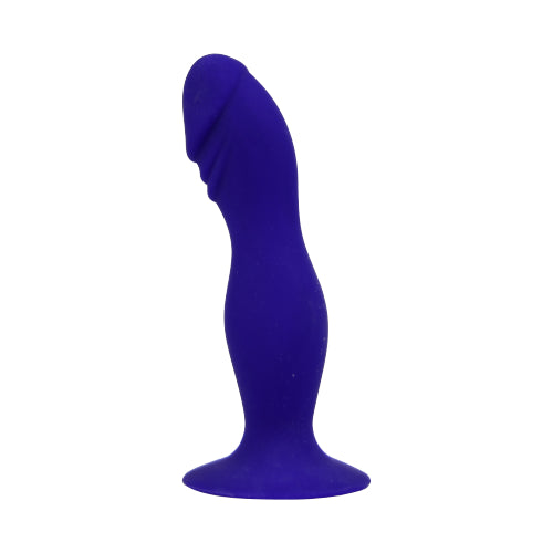 Loving Joy 15,5 cm  siliconen dildo met zuignap middernachtblauw