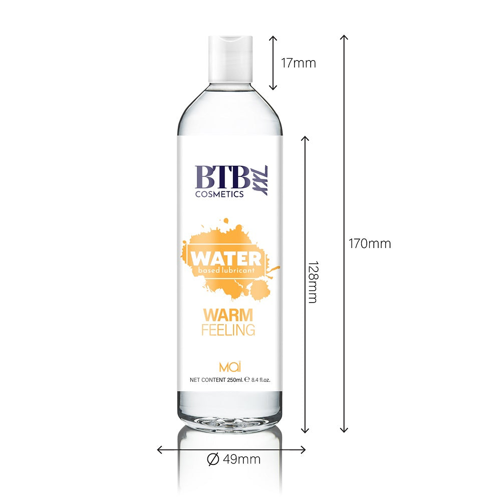 BTB op water gebaseerd glijmiddel voor een warm gevoel 250ml