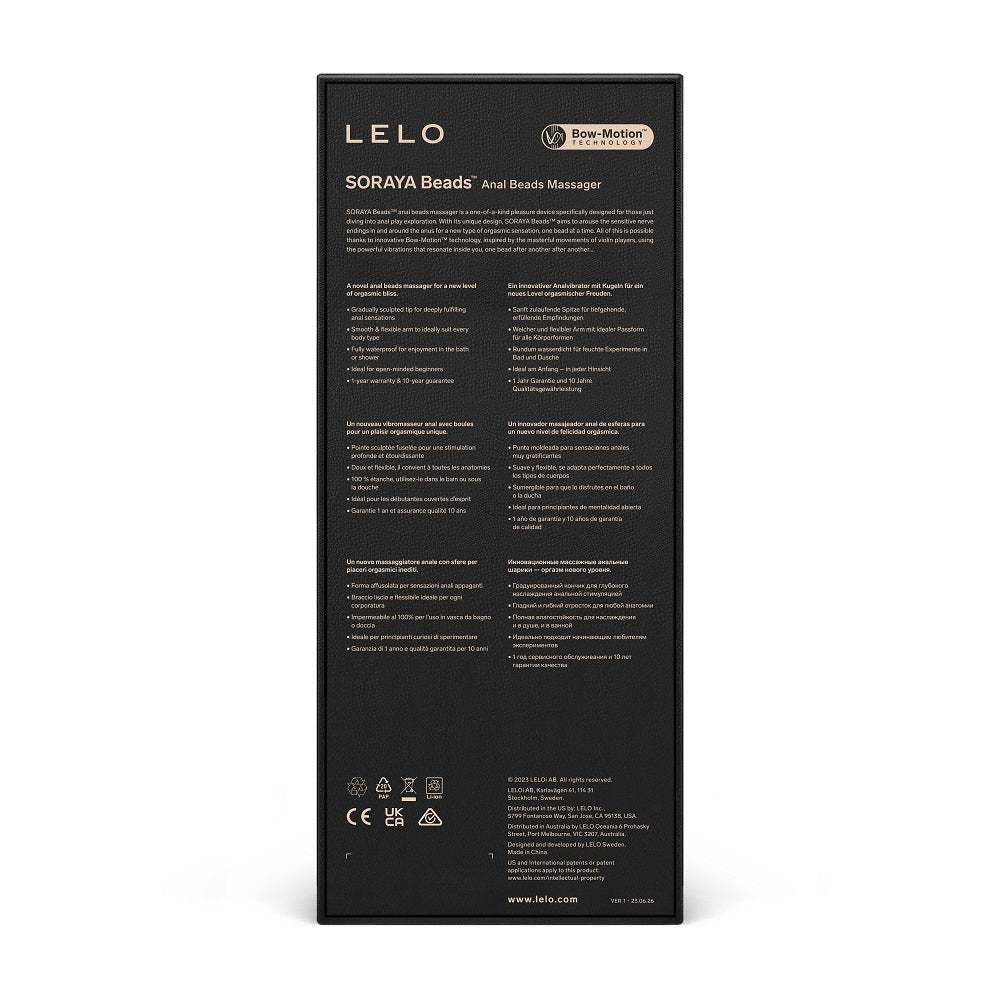LELO Soraya Anale Kralen Violet Schemering